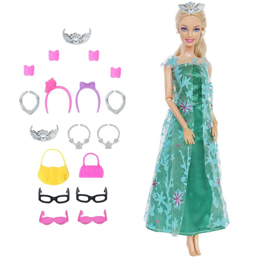 Barbie Princess in Dress Doll Toy for Kids - Bilde 10