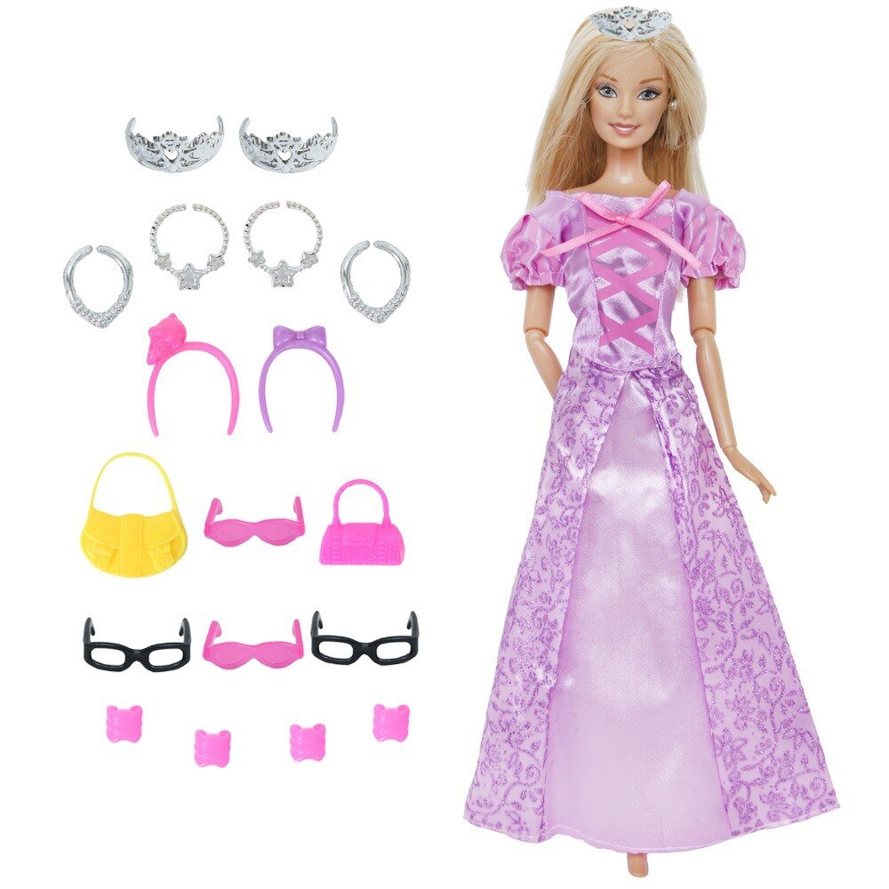Barbie Princess in Dress Doll Toy for Kids - Bilde 11