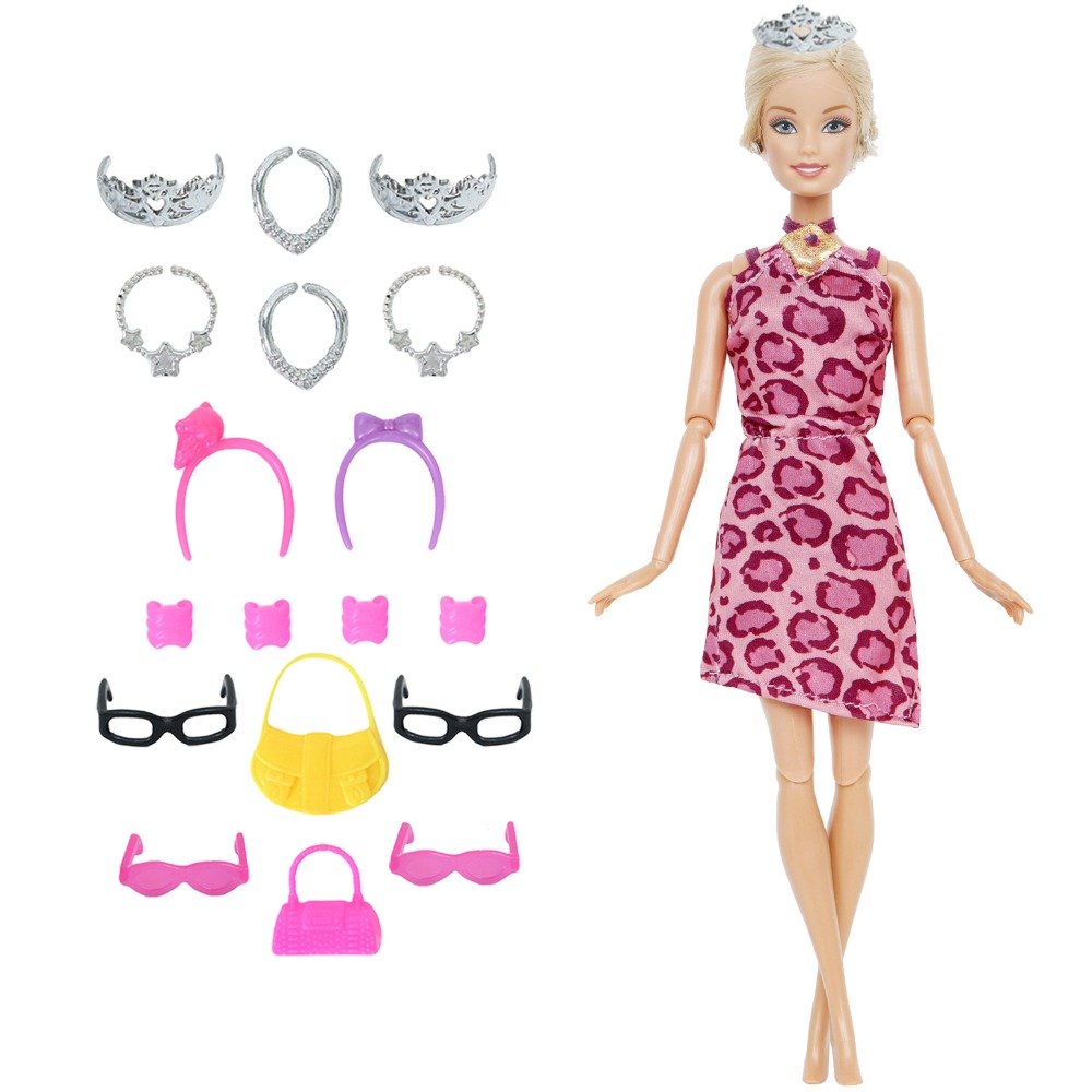Barbie Princess in Dress Doll Toy for Kids - Bilde 13